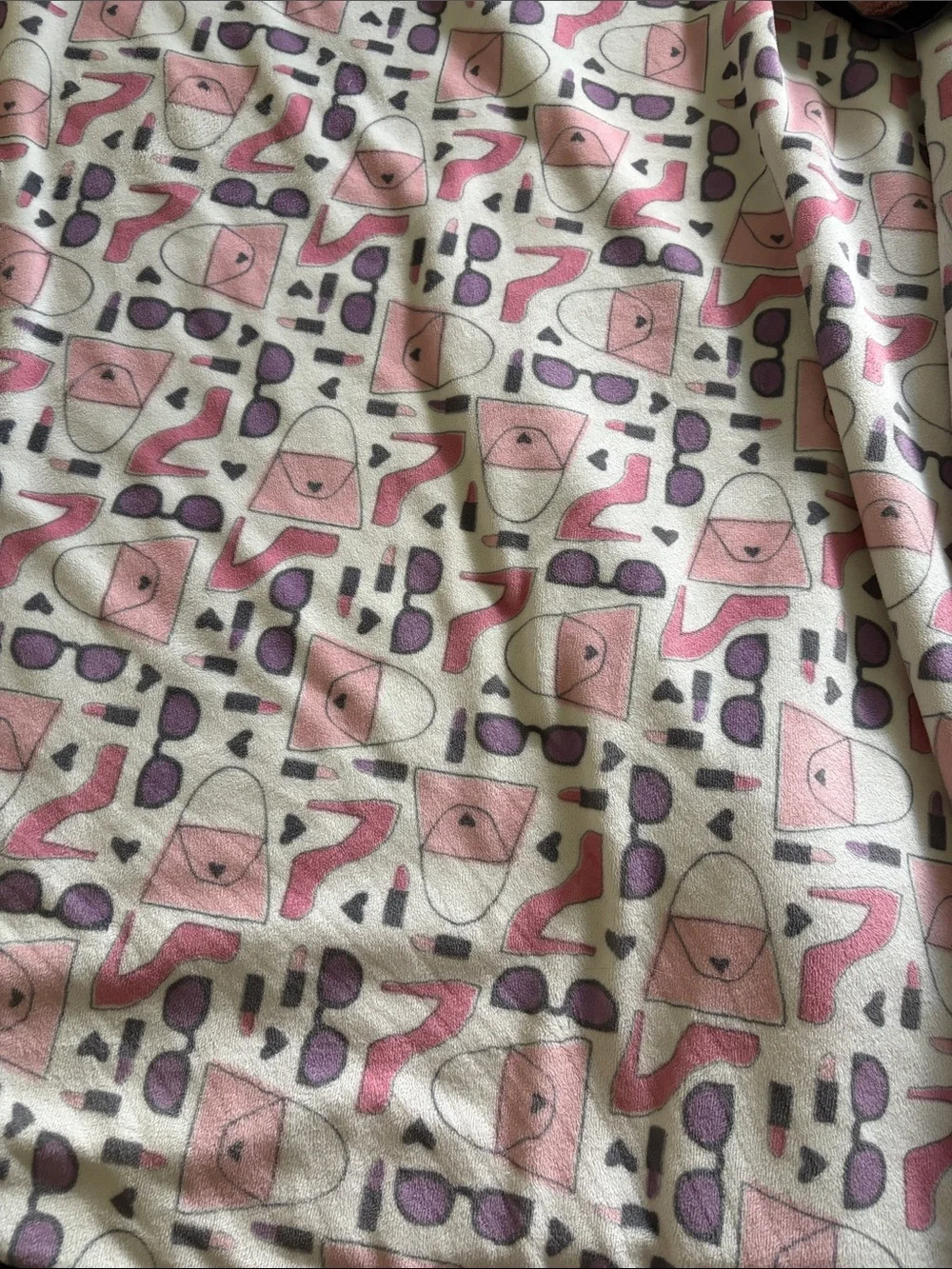 Minky Couture Fashion Print Throw